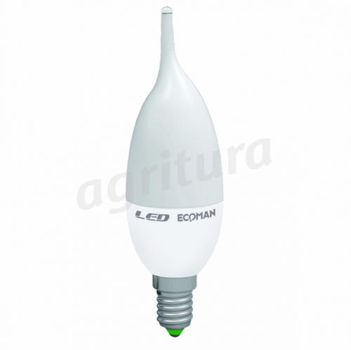 Ecoman 0015 Led Colpo di Vento 6W E14 Luce Calda