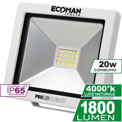 Ecoman PROLED Schmal  20W 4000K Glühbirne