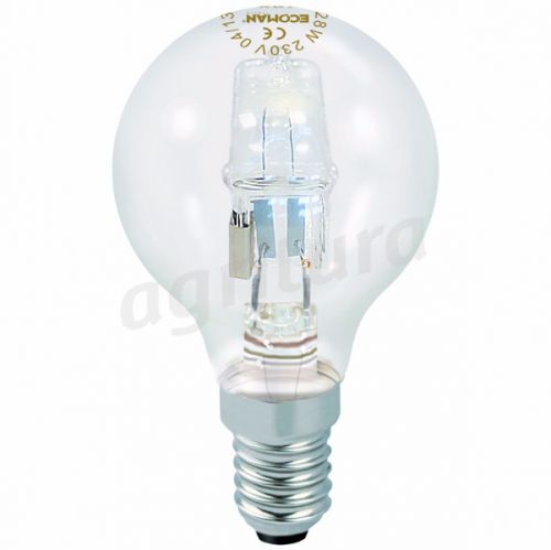 Ecoman Halogen  Kugel E14 28W 2700K Glühbirne