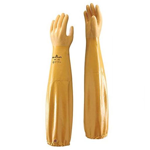 SHOWA 772 Nitril Handschuhe Gelb - single