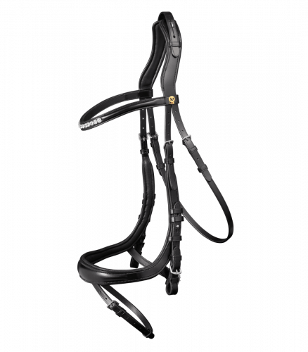 Briglia Snaffle Sensati nera WB