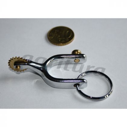Mini spore Portachiavi - argento # 30665