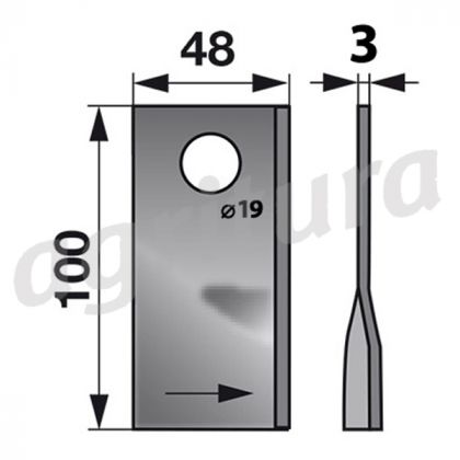 Lama diritta sinistra - A08575