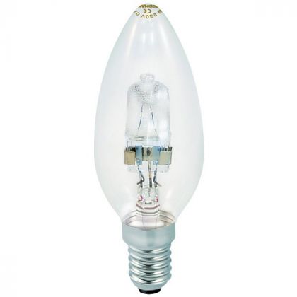 Ecoman Halogen  Kerze 42W E14 2700K Glühbirne