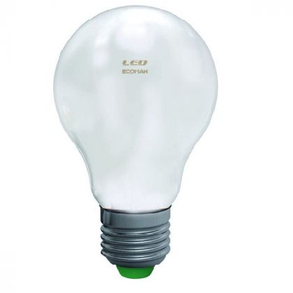 Ecoman LED Tropfen Glühfaden matt 6W 6000K Glühbirne