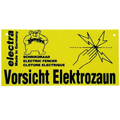 Warnschild Vorsicht Elektrz.