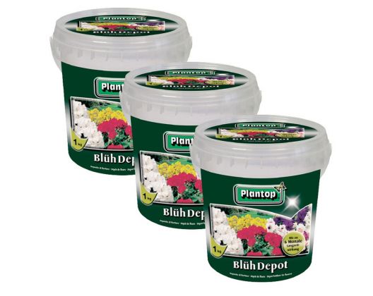 Plantop Blühdepot Blumendünger, granuliert - 1kg