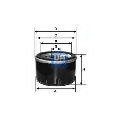 UFI Oil filter 23.127.05