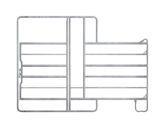Panel mit Tor und Fressgitter