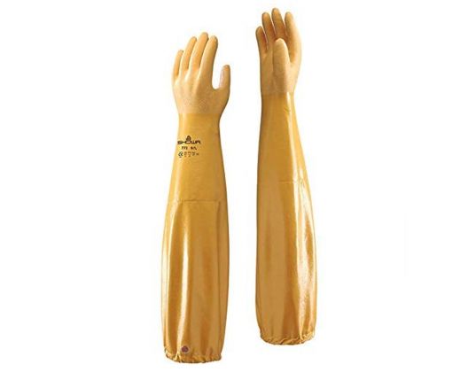 SHOWA 772 Nitril Handschuhe Gelb - single