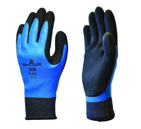 SHOWA 306 Attrezzature per sicurezza Guanti Nero/blu - singolo