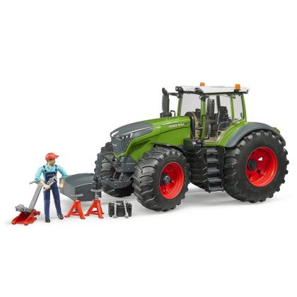 Fendt 1050 Vario mit Mechaniker und Werkstattausstattung