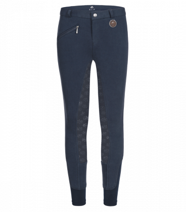 Pantaloni da equitazione Thermo Fun blu 164