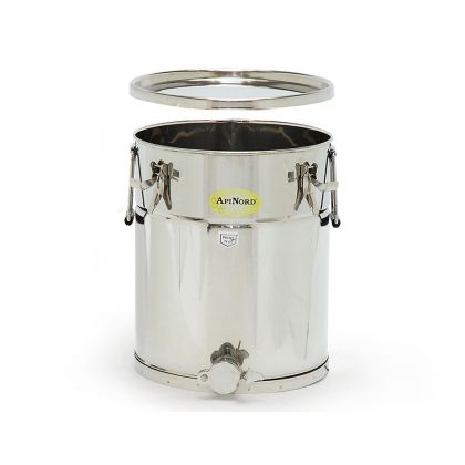 Secchio di riempimento ApiNord® 35 kg in acciaio inossidabile
