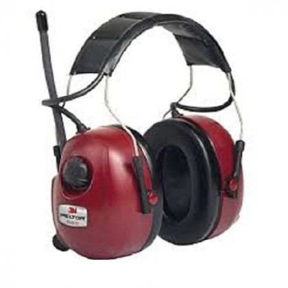 Protezione per l'udito con radio stereo Peltor con ingresso audio per lettori MP3