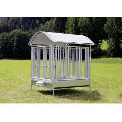 Professionale rettangolare Mangiatoia con Sicurezza cavallo alimentazione anteriore, 2,00 x 2,05 m